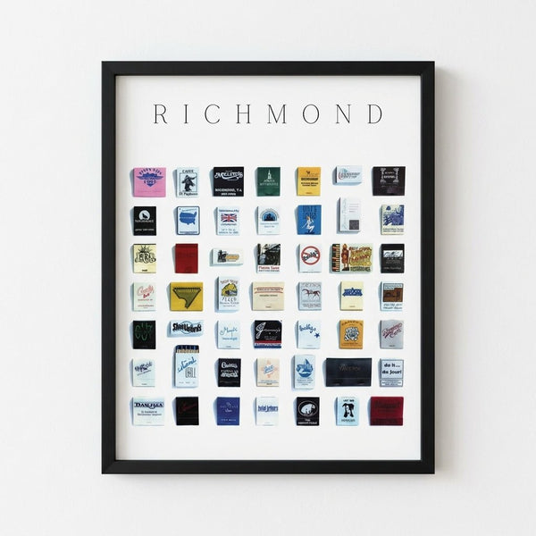 Richmond Vintage City Framed Print - Liza Pruitt
