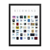 Richmond Vintage City Framed Print - Liza Pruitt