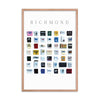 Richmond Vintage City Framed Print - Liza Pruitt