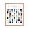 Richmond Vintage City Framed Print - Liza Pruitt