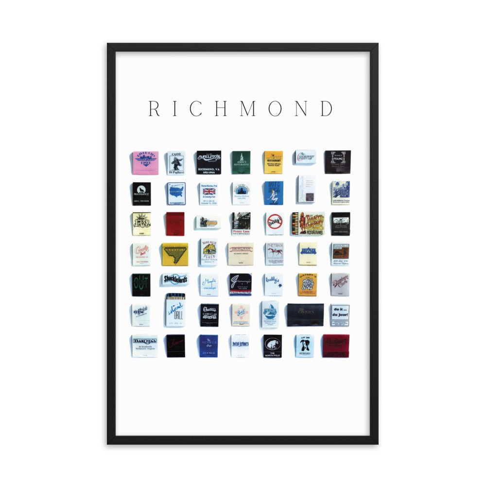 Richmond Vintage City Framed Print - Liza Pruitt