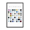 Richmond Vintage City Framed Print - Liza Pruitt