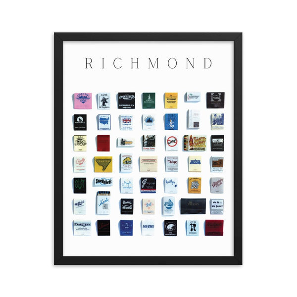 Richmond Vintage City Framed Print - Liza Pruitt