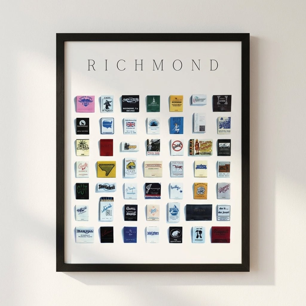Richmond Vintage City Framed Print - Liza Pruitt