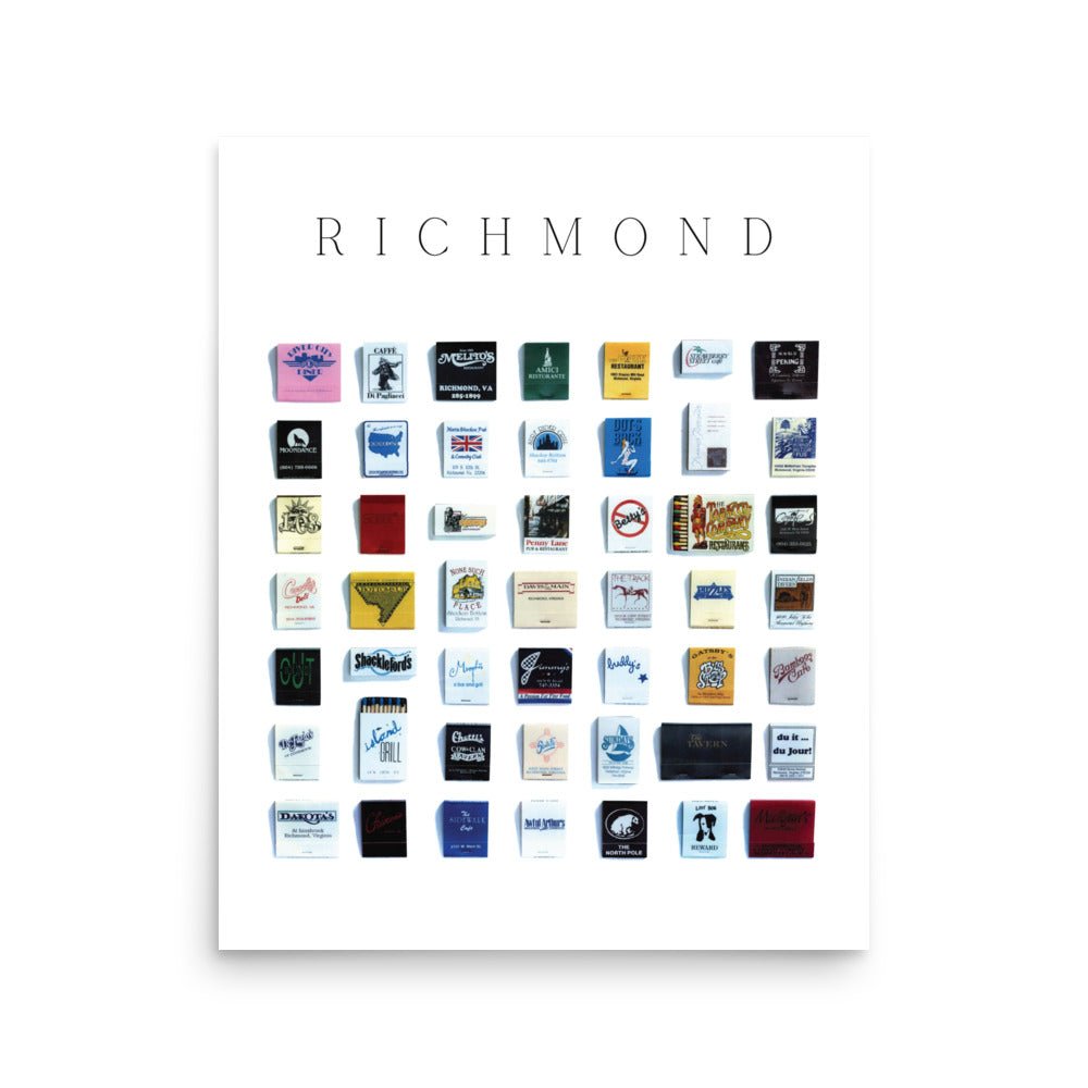Richmond Vintage Matchbox Print - Liza Pruitt
