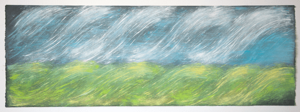 Rolling Hills, Prairie Study | 13.5" h x 38" w - Liza Pruitt