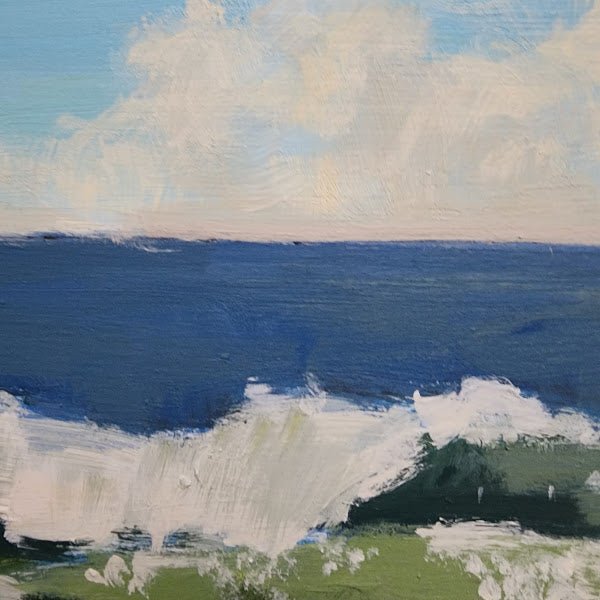 Rolling Waves | 12" h x 12" w - Liza Pruitt