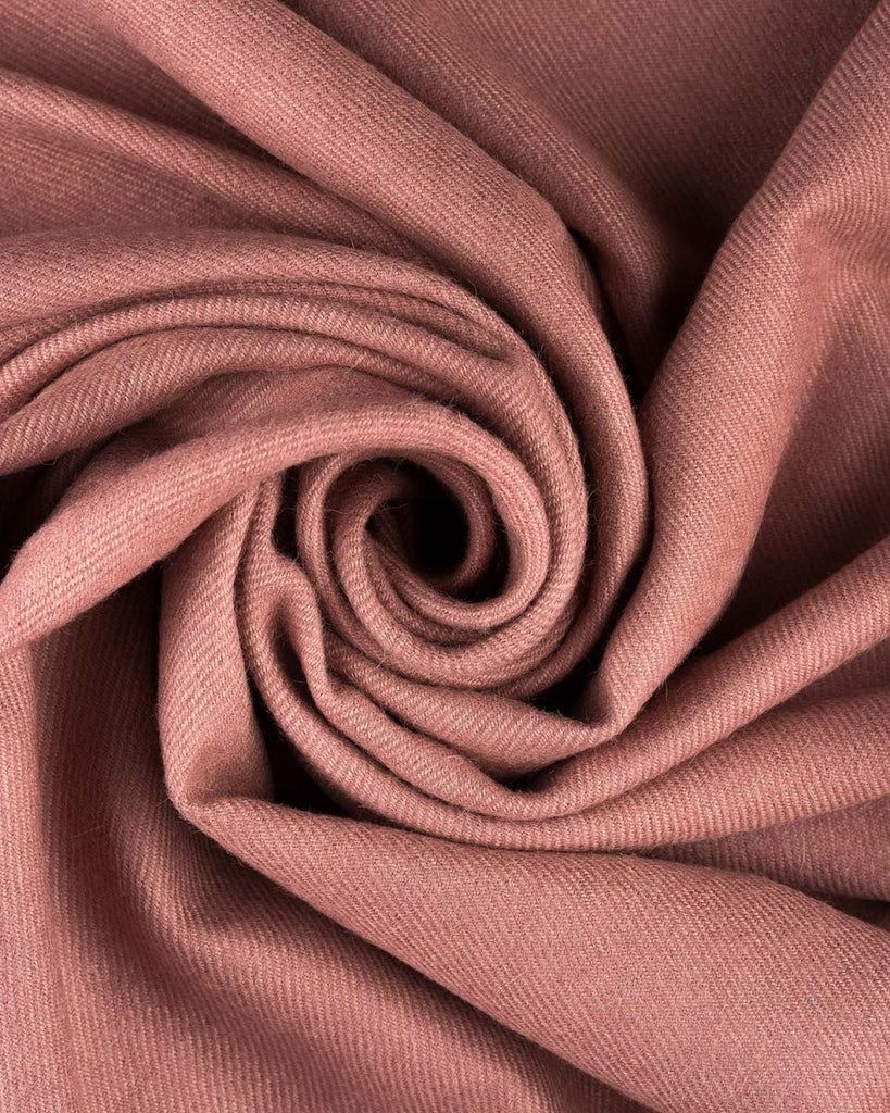 Rose 100% Baby Alpaca Throw Blanket - Persimmon - Liza Pruitt