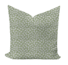 Rose Dots in Blue/Green by Jane Shelton Pillow - Liza Pruitt