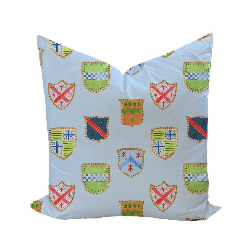 Ruffin in Sky Blue Pillow Cover by Camilla Moss - Liza Pruitt