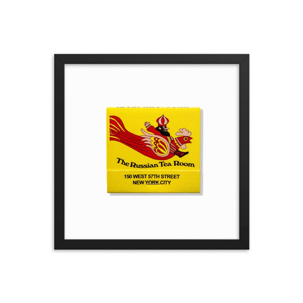 Russian Tea Room Framed Print - Liza Pruitt