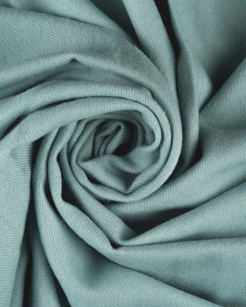Sage 100% Baby Alpaca Throw Blanket - Sea Glass - Liza Pruitt