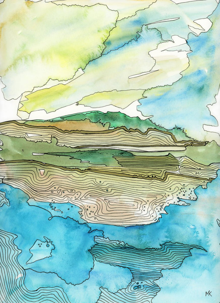 Salt and Sky - Open Edition Canvas Print - Liza Pruitt