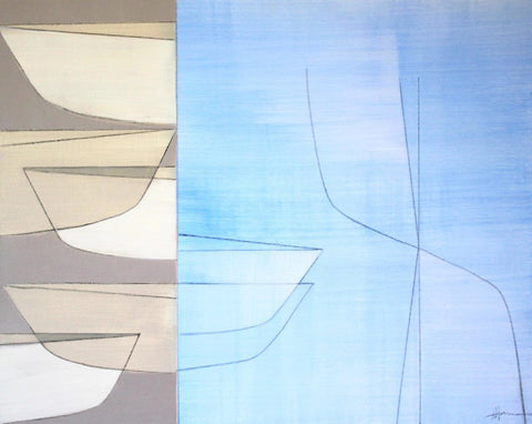 Sand and Sea | 24" x 30" - Liza Pruitt