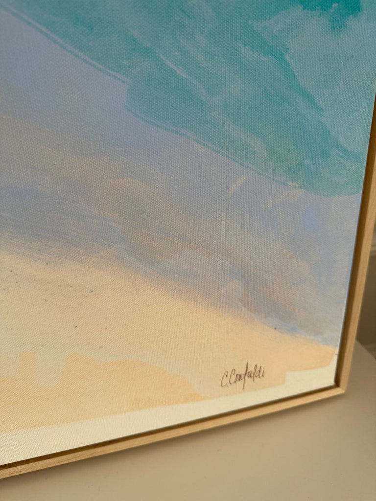 Sand Between My Toes | 30" h x 40” w | Framed - Liza Pruitt