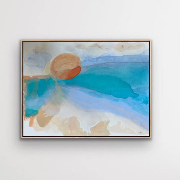 Sand Between My Toes | 30" h x 40” w | Framed - Liza Pruitt