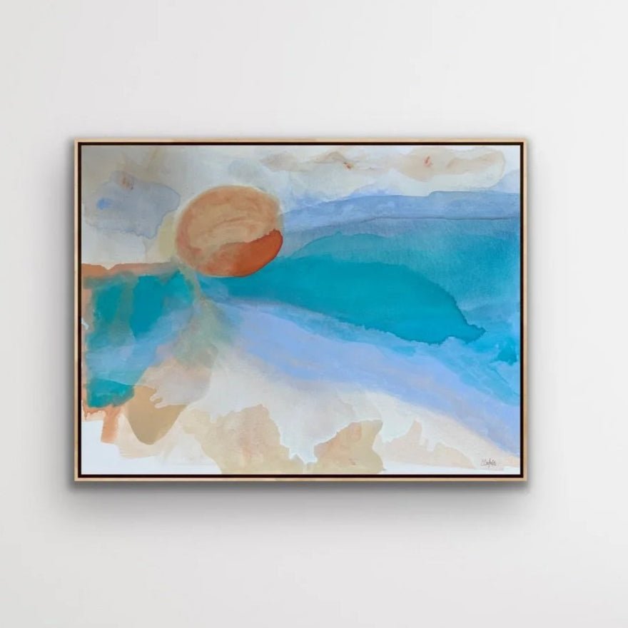 Sand Between My Toes | 30" h x 40” w | Framed - Liza Pruitt