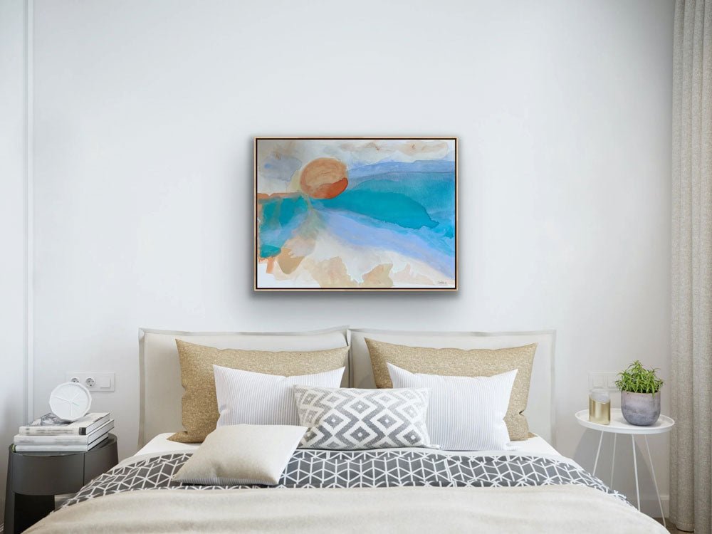 Sand Between My Toes | 30" h x 40” w | Framed - Liza Pruitt
