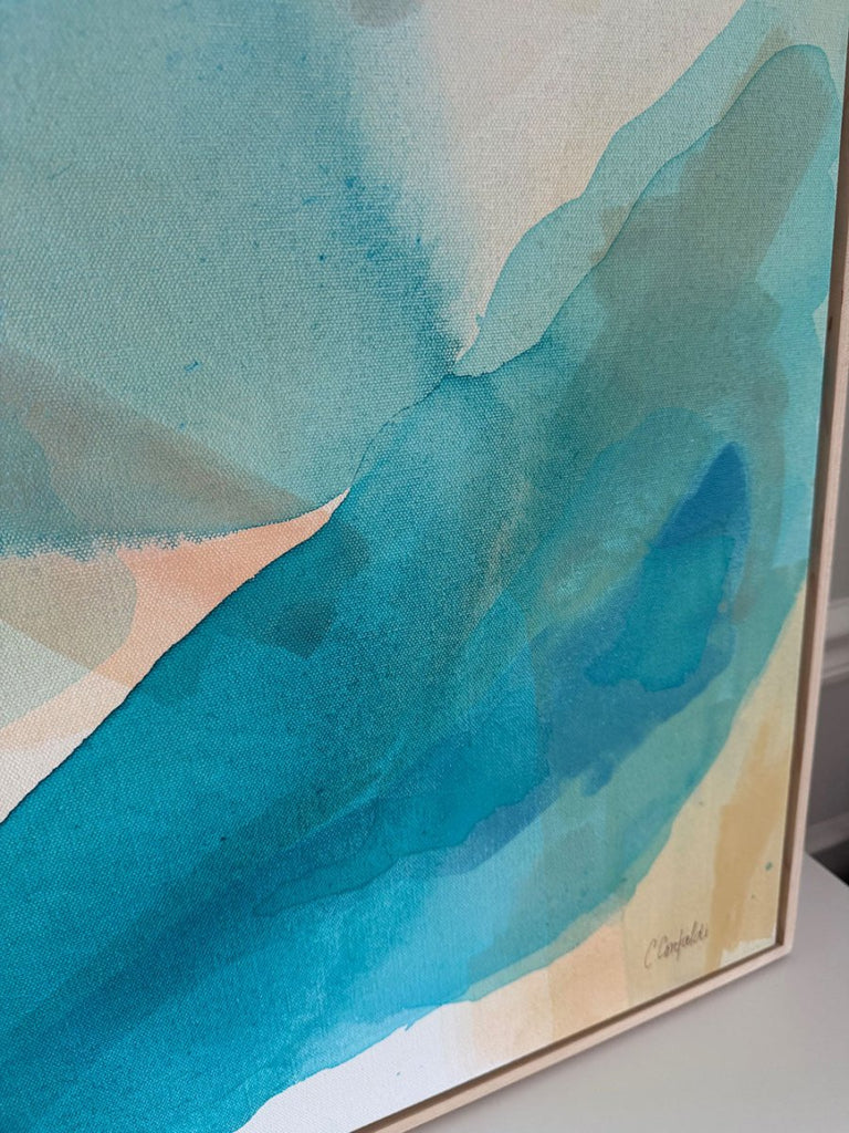 Sandbar Daydreams | 40" h x 30” w | Framed - Liza Pruitt
