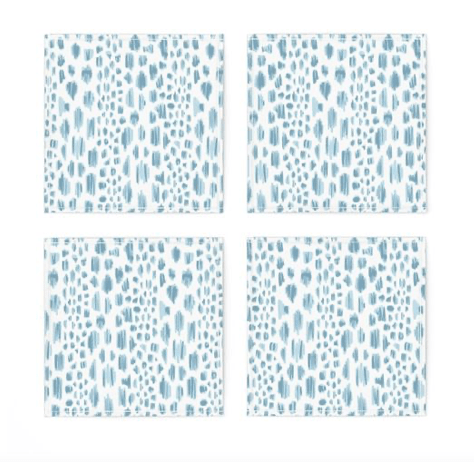 Santee Stripe in Sanctuary Cocktail Napkin - set of 4 - Liza Pruitt