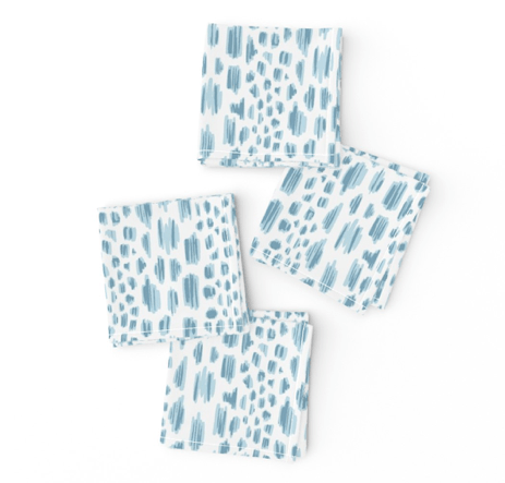 Santee Stripe in Sanctuary Cocktail Napkin - set of 4 - Liza Pruitt