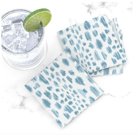 Santee Stripe in Sanctuary Cocktail Napkin - set of 4 - Liza Pruitt