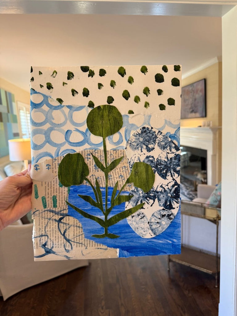 Santorini Sister | 14" h x 11" w - Liza Pruitt