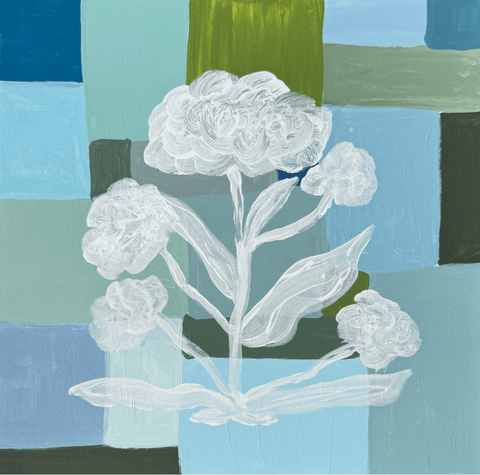 Sapphire Dreams | 12" h x 12" w - Liza Pruitt