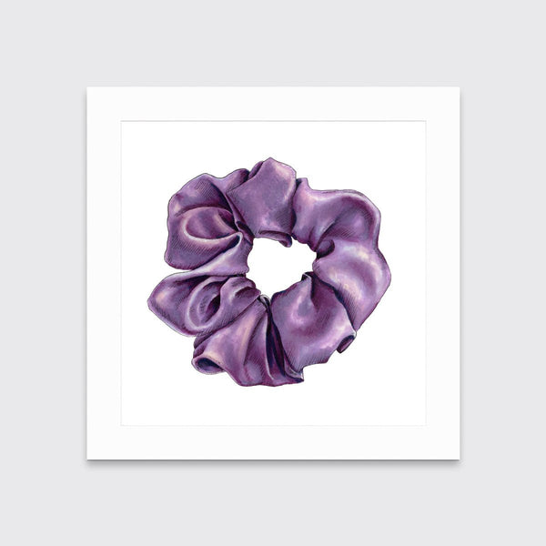 Scrunchie I (Purple) - Open Edition Paper Print - Liza Pruitt