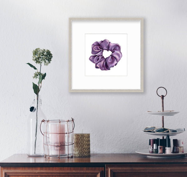 Scrunchie I (Purple) - Open Edition Paper Print - Liza Pruitt