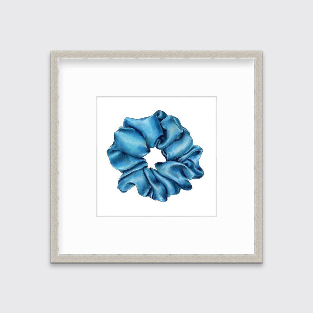 Scrunchie II (Blue) - Open Edition Paper Print - Liza Pruitt