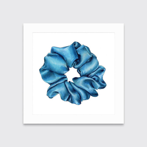 Scrunchie II (Blue) - Open Edition Paper Print - Liza Pruitt