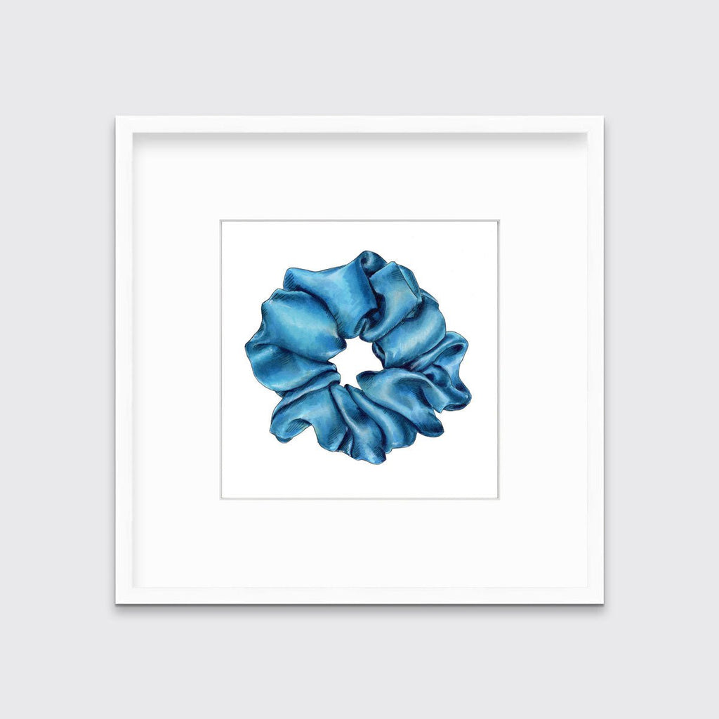 Scrunchie II (Blue) - Open Edition Paper Print - Liza Pruitt