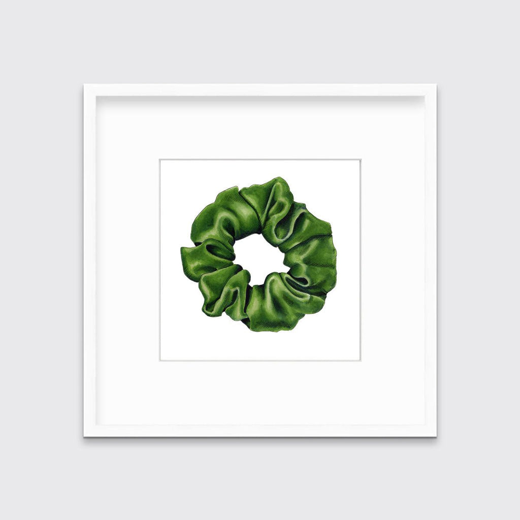 Scrunchie IV (Green) - Open Edition Paper Print - Liza Pruitt