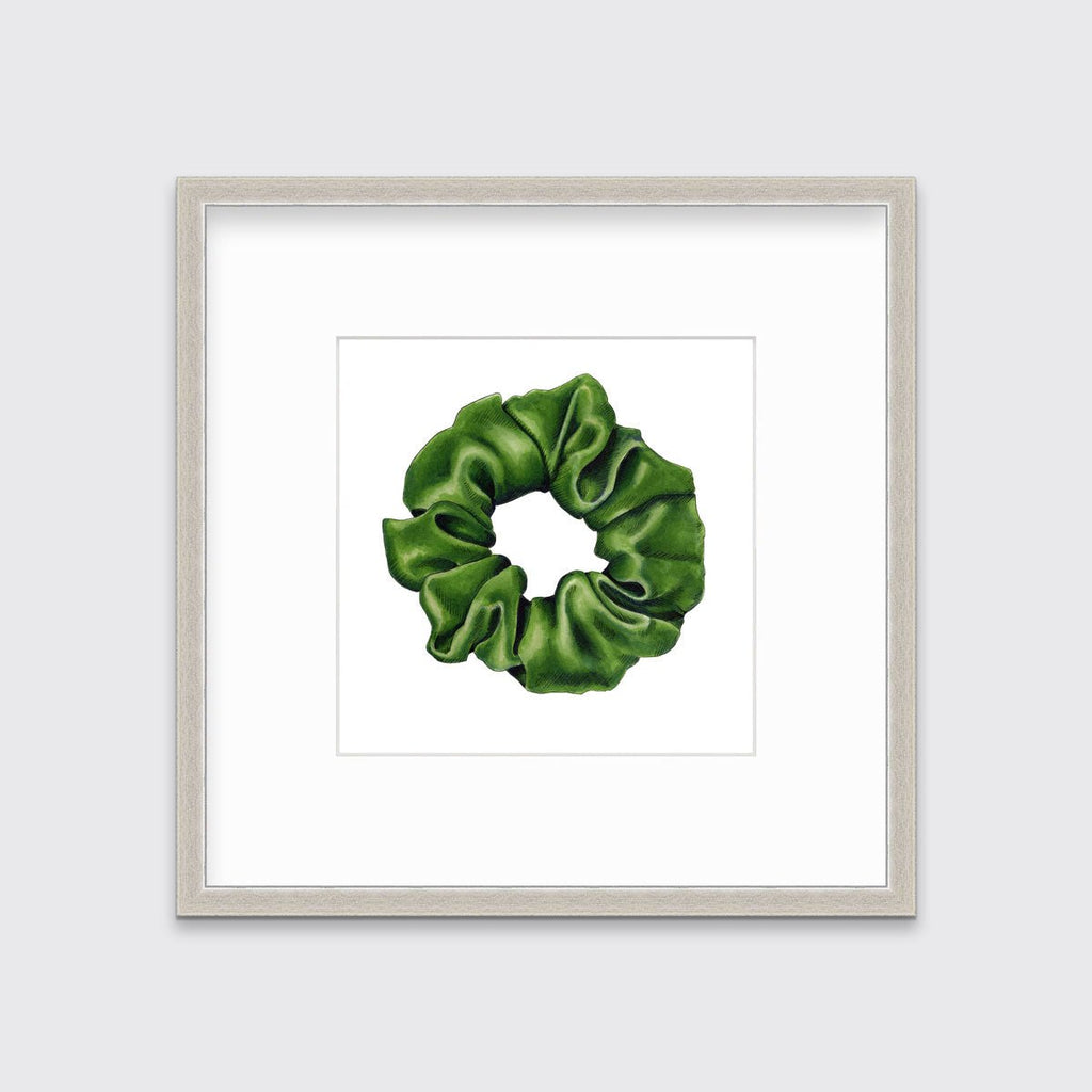 Scrunchie IV (Green) - Open Edition Paper Print - Liza Pruitt