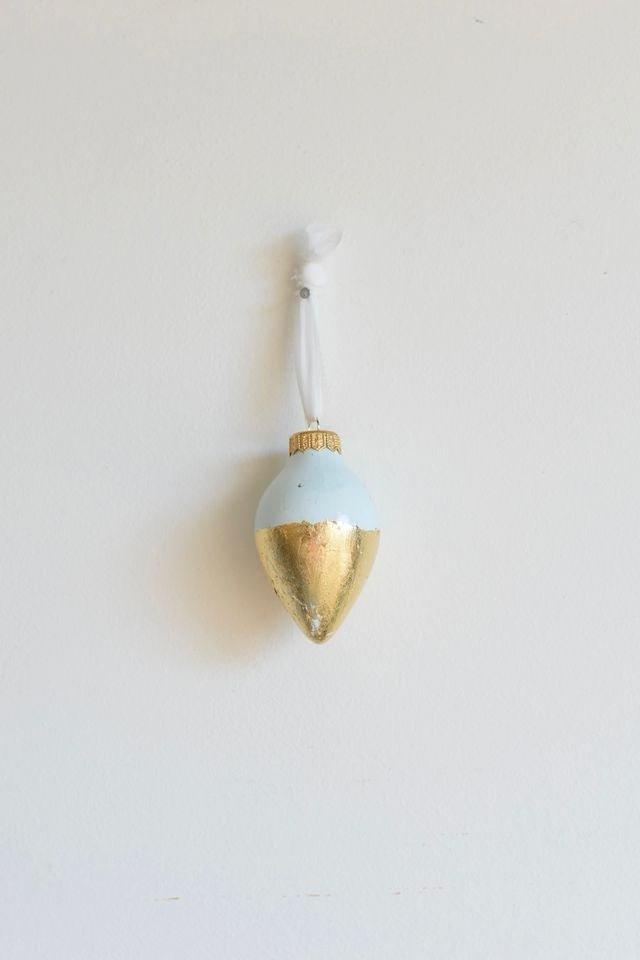Sea Glass Drop Ornament | 3.5" h - Liza Pruitt