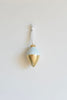 Sea Glass Drop Ornament | 3.5" h - Liza Pruitt