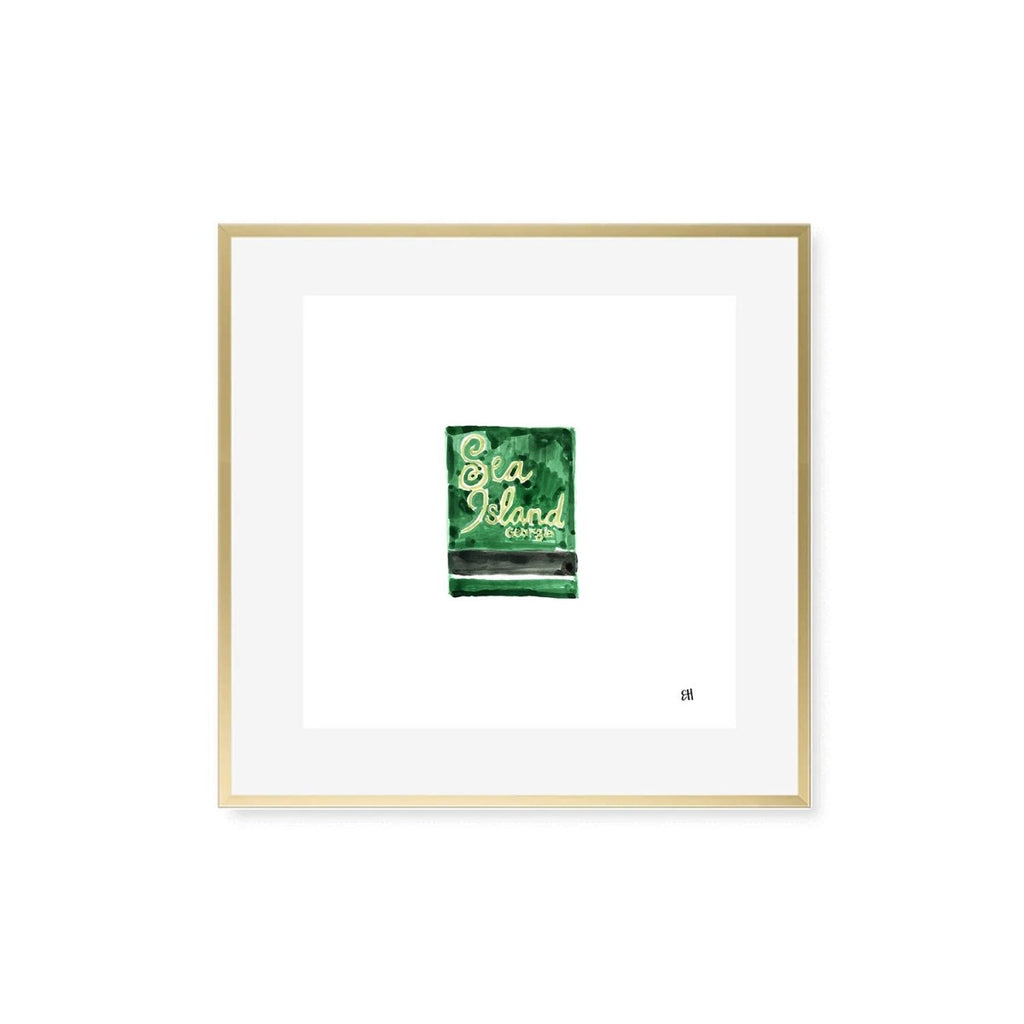 Sea Island Matchbook Fine Art Print - Liza Pruitt