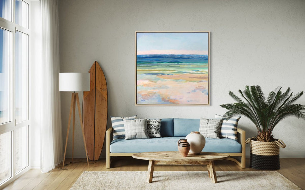 Seaglass Sea 2 - Open Edition Canvas Print - Liza Pruitt