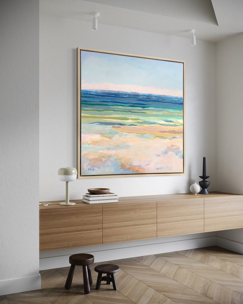 Seaglass Sea 2 - Open Edition Canvas Print - Liza Pruitt