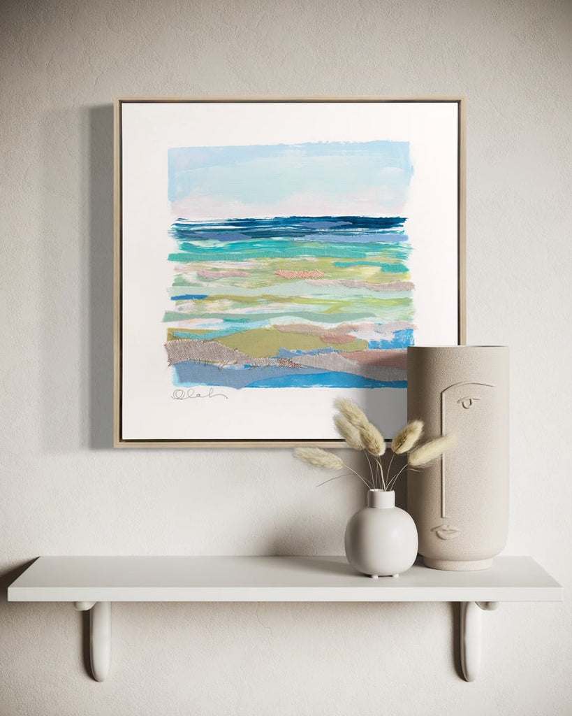 Seaglass Sea 3 - Open Edition Canvas Print - Liza Pruitt