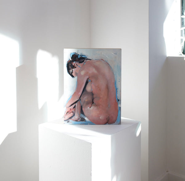 Seated Nude Study | 12" x 9" x 1.5"&nbsp; - Liza Pruitt
