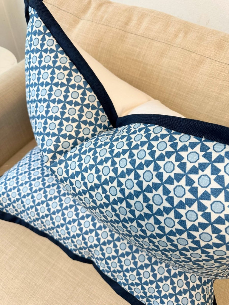 Serendipity in Blue by Schumacher - Liza Pruitt