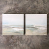 Serene Shoreline Diptych | 12" h x 24" w - Liza Pruitt