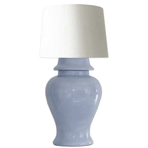 Serenity Blue Ginger Jar Lamp - Liza Pruitt