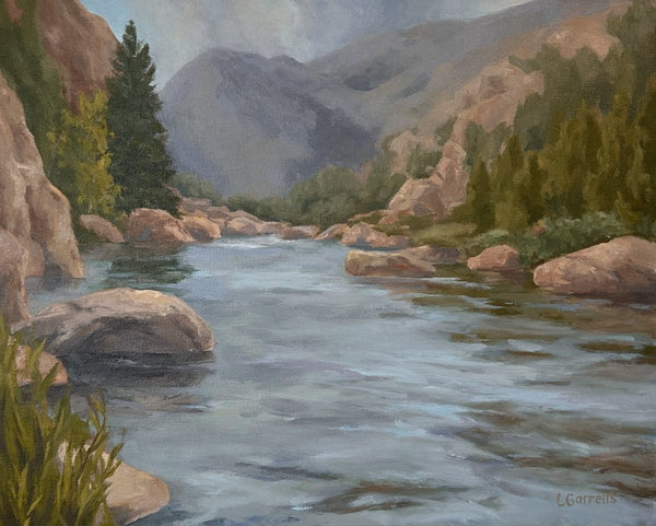 Set Foot In The Water | 16" h x 20" w - Liza Pruitt
