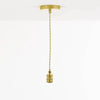 SHADE READY CEILING PENDANT LIGHT KIT | GOLD - Liza Pruitt
