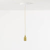 SHADE READY CEILING PENDANT LIGHT KIT | WHITE - Liza Pruitt