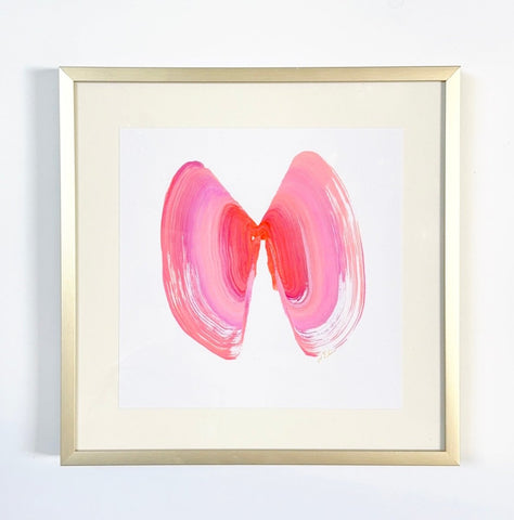 Shell Pair 8 | 8" h x 8" w | Framed - Liza Pruitt