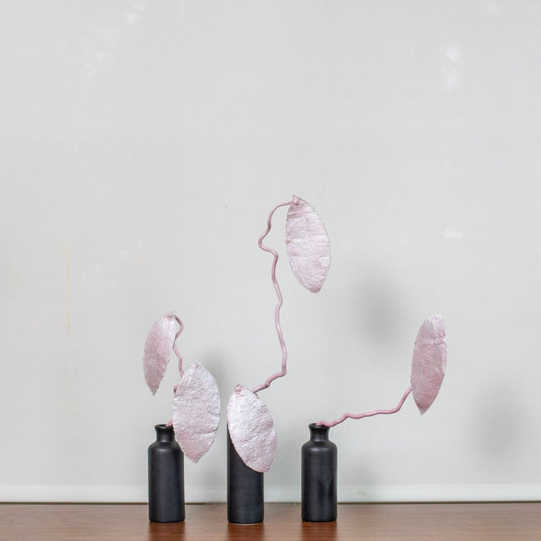 Shine On Pink Leaf Triptych | 14 - 20" h - Liza Pruitt